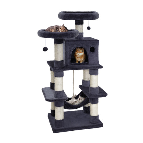 Cat Tree 145cm Tower Scratching Post Scratcher
