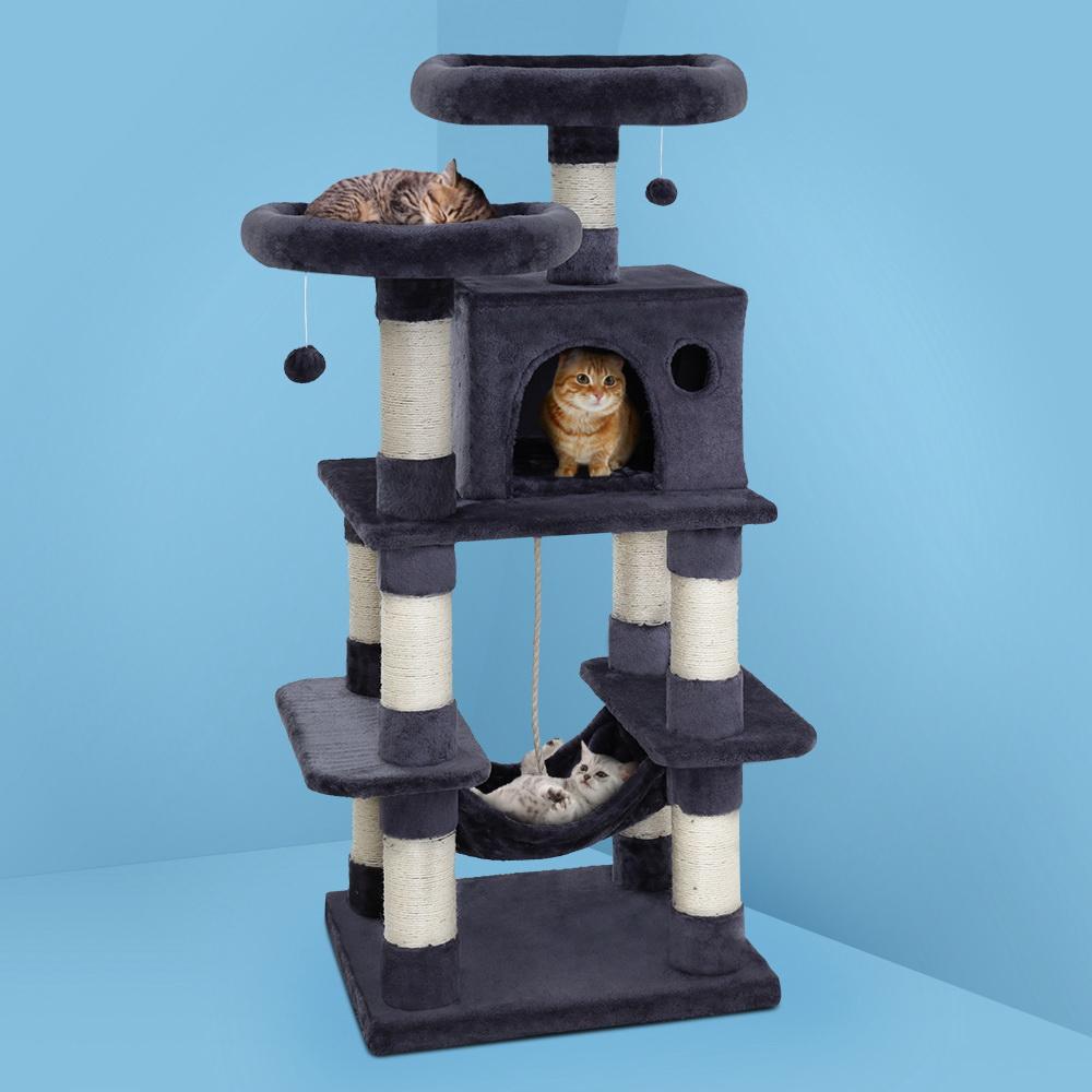 Cat Tree 145cm Tower Scratching Post Scratcher