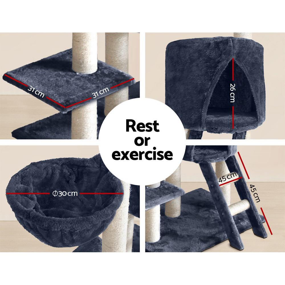 Cat Tree 244cm Tower Scratching Post