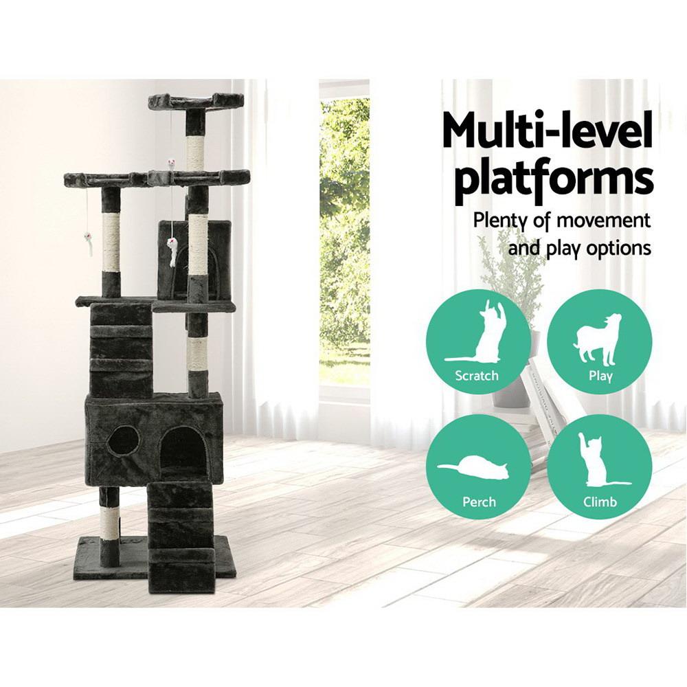 Cat Tree 180cm Tower Scratching Post