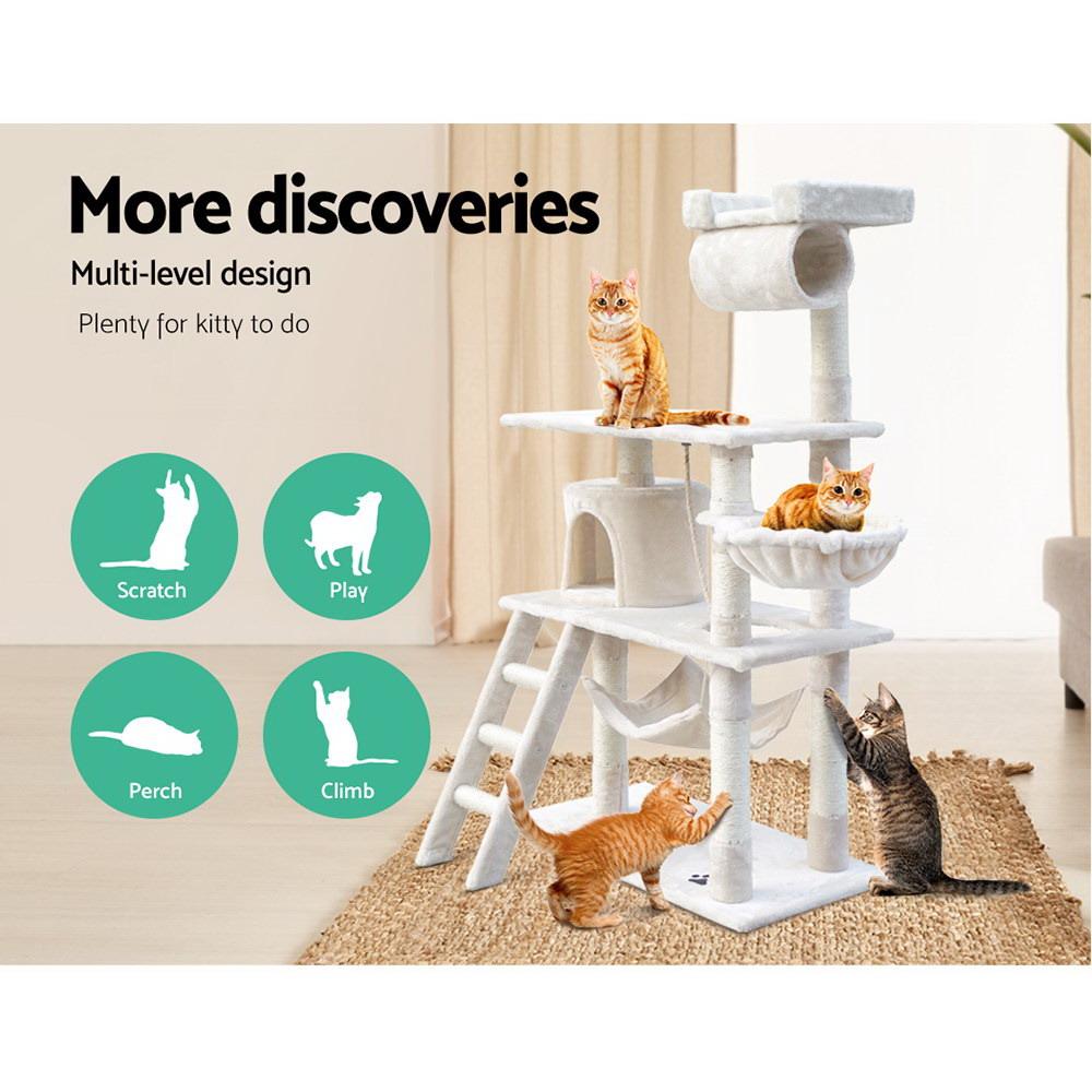 Cat Tree 141cm Tower Scratching Post
