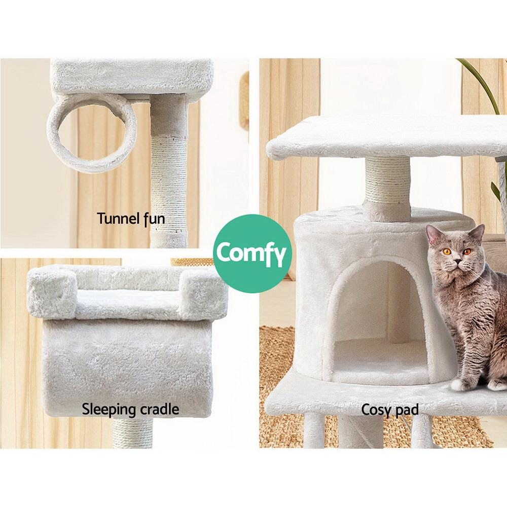 Cat Tree 141cm Tower Scratching Post