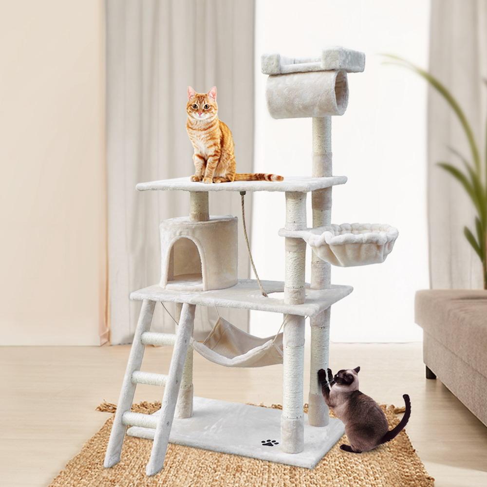 Cat Tree 141cm Tower Scratching Post