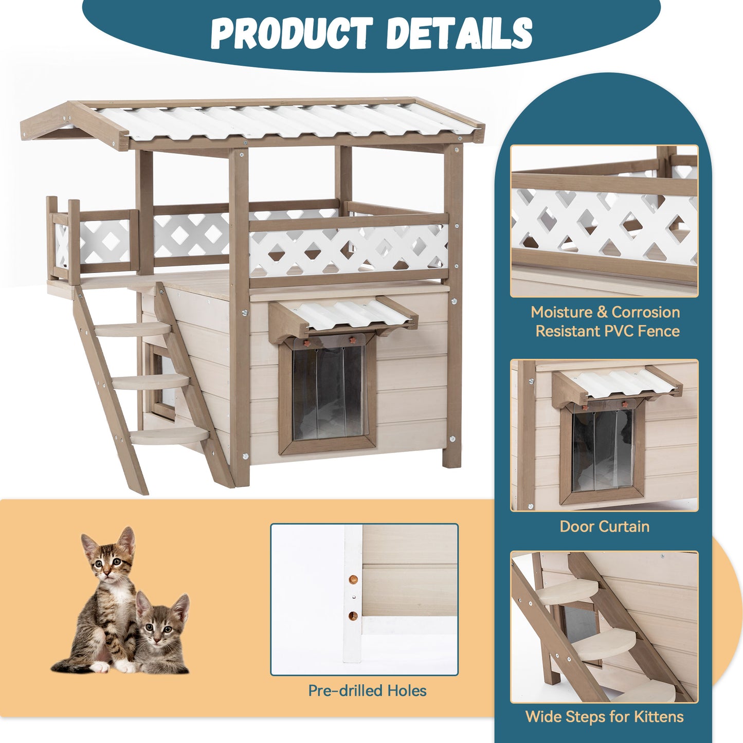 Cat House Outdoor Indoor