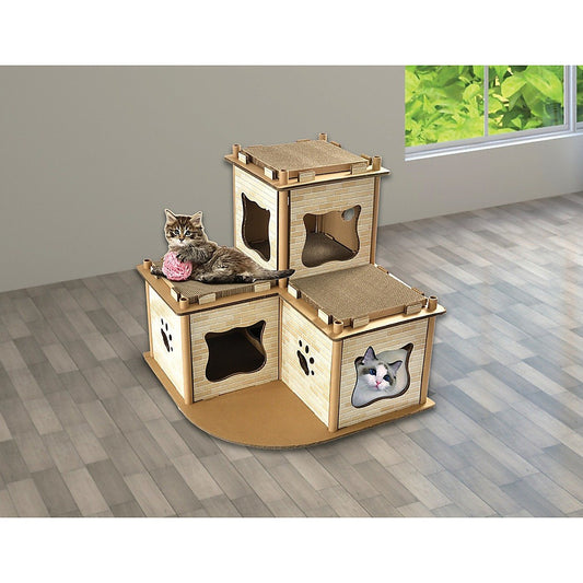 Cat Cardboard House