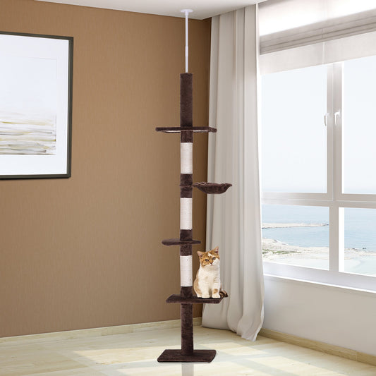 8.5ft Cat Climbing Tree 5-Tier